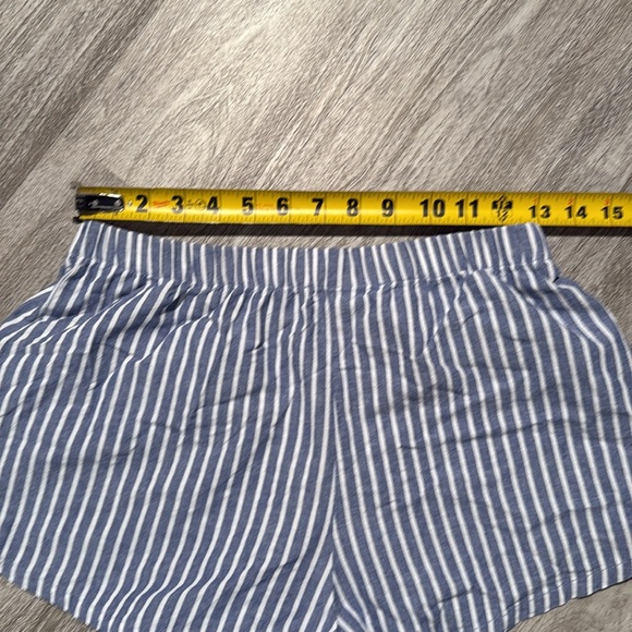 Reformation Striped Blue Women's Shorts - Picture 10 of 11